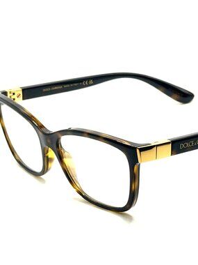 NEW DOLCE & GABBANA DG 5077 502 Havana Women Eyeglasses 54mm 16 140